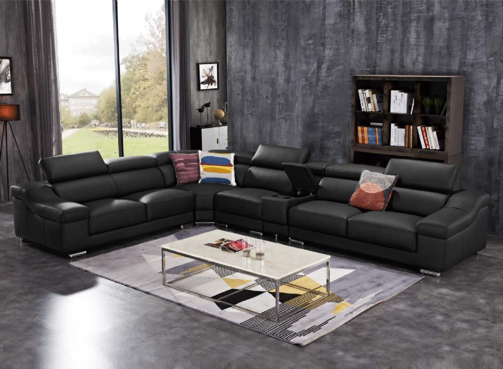 case andrea milanotm bonded leather double recliner sofa