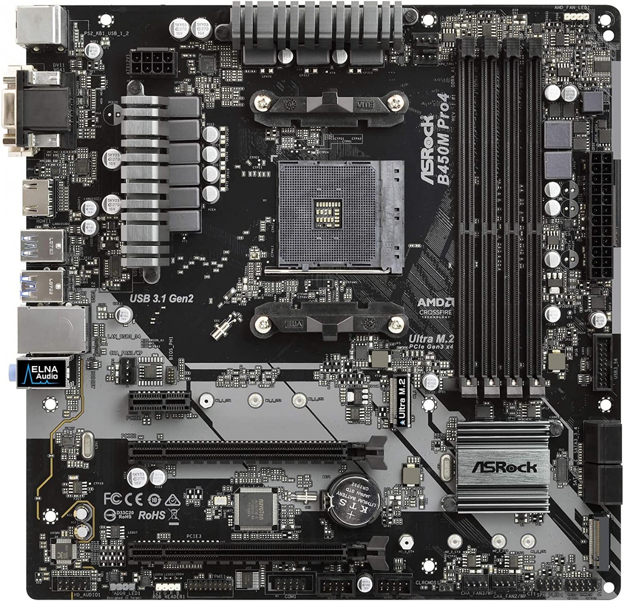 Asrock b450m pro4 f bios настройка