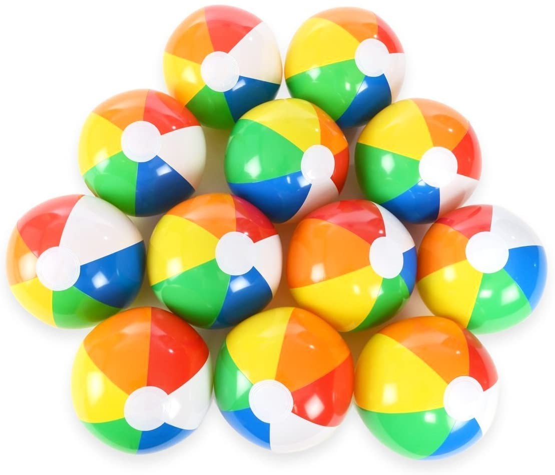 small beach balls in bulk