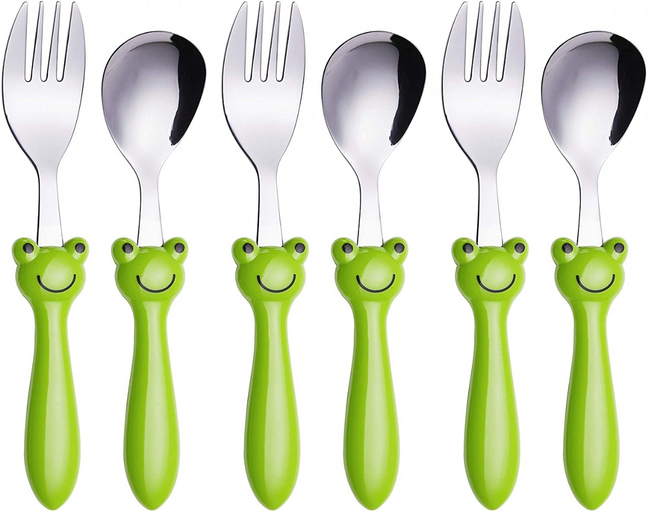 Kids Silverware Set Toddler Utensils 18/8 Stainless Steel 4PCS Fork