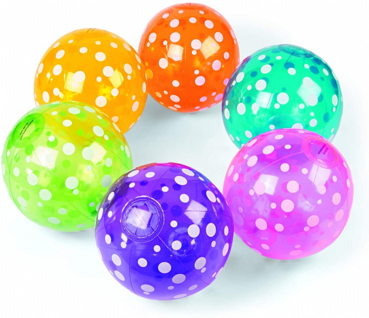 small inflatable balls