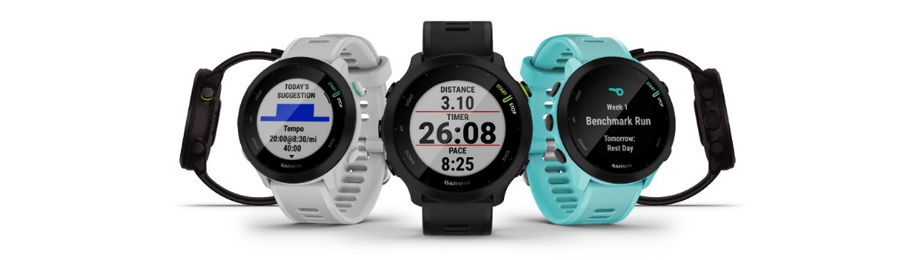 The Garmin Forerunner 55 has a battery life